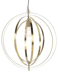 Lampă suspendată pivotantă vintage din alamă - Rings