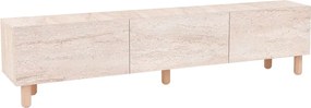 Comoda TV, Hanah Home, Alvin, 180x42x31.4 cm, Travertin