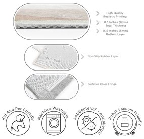 Covor crem lavabil 120x180 cm Komodo Beach – Mila Home
