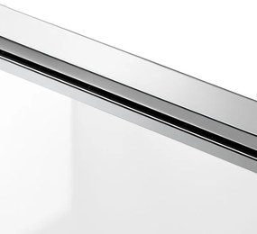 Cabina de dus Rea Atlas 90x80 cu deschidere pe stanga crom