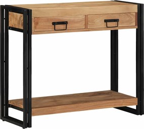 vidaXL Masă de consolă Maro 90 x 33 x 75 cm Lemn Solid de Acacia