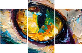 Tablou - Ochi de pisică Pictură (90x60 cm)