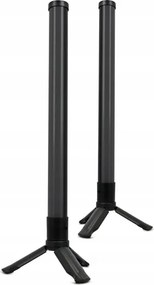Set de 2 lămpi de birou LED RGBIC, reglabile (LED/5W/5V), negre, cu telecomandă