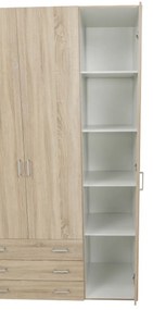 Dulap, 4 uşi, stejar sonoma, GWEN 70429