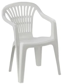 Scaun Alma, 54x53x80 cm, polipropilena, alb