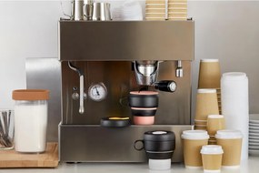 Cana pliabila Lekue On The Go 1010233, 350 ml, -20/+100 °C, Inchidere ermetica si etansa, Coral