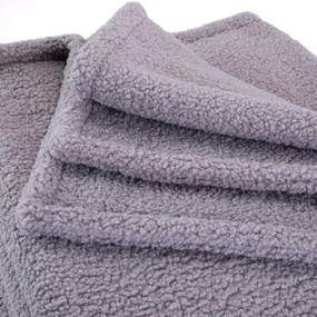 Pătură cu blăniţă COZY gri 150 x 200 cm