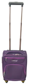 Troler cabina avion, zboruri low-cost, 40x30x20 cm, 4 roti, mov, TRC106
