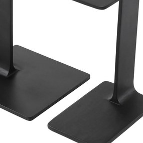 Set de 2 masute laterale design modern Smart, negru 114235 HZ