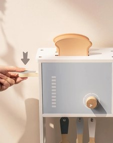 Bucatarie copii din lemn White Planting