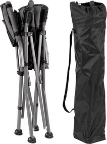 Leziter Fotoliu confort cu suport pentru pahare gri