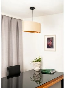 Lustră pe cablu Duolla OVAL VEGAN 1xE27/15W/230V crem