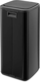 Coș de gunoi negru mat cu senzori de atingere din oțel 30 l Bo Touch – Brabantia