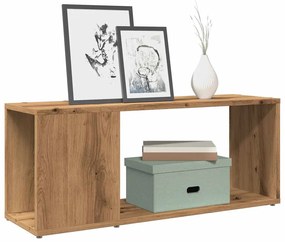 vidaXL Comodă TV, stejar artizanal,80x24x32cm, lemn prelucrat
