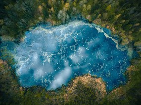 Fotografie Clouds in the mirror, Marcin Pietraszko