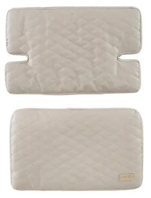 Pernă de scaun pentru copii bej Greyish gesteppt – Roba