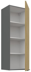 Dulap superior de bucătărie Carminia 40 G-108 1F (stejar cremona + antracit). 1127948