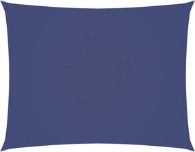 vidaXL Pânză parasolar albastru 4x6 m țesătură oxford dreptunghiular