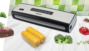 Aparat de vidat si sigilat Heinner Food Power 130 HAV-130BKSS, vidare si sigilare, vidare uscata umeda, mini-cutter incorporat, capacitate vidare 6 l