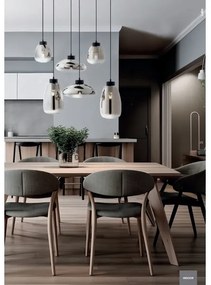 Lustră pe cablu Redo 01-3197 LUKE 3xE27/42W/230V negru