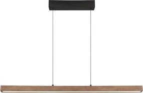 Globo 17015 - Lustra OLIVUS suspendată pe cablu, LED reglabil cu comutare tactilă/24W/230V 3000K maro