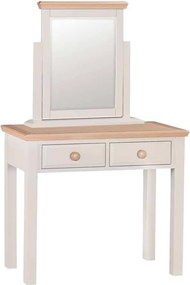Masă lemn masiv natur toaleta Sussane Gri/, 91 × 41 × 132 cm