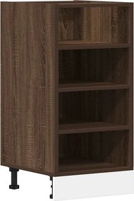 vidaXL Dulap inferior "Riga" stejar maro 40x44,5x81,5 cm