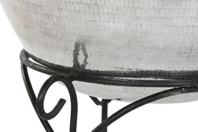 Vază decorativă, stil modern elegant, culoare argintiu, din aluminiu, „Silver”