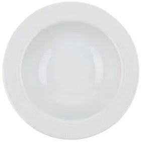 Set de masă, 24 piese, alb/porțelan