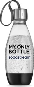 Sticlă pentru carbonatare Sodastream My Only Bottle, 0,5 l, fără BPA, compatibilă cu Spirit, Jet, Fizzi, Genesis, One Touch, Play, Power și Source, negru