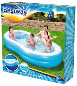 Bestway piscină big lagoon family pool, 262x157x46 cm