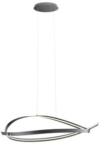 Lustră LED dimabilă suspendată pe cablu IMPULS LED/38W/230V, neagră