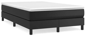 3120688 vidaXL Cadru de pat box spring, negru, 120x200 cm, piele ecologică