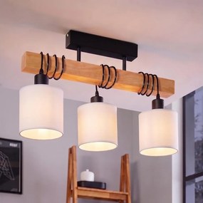 Brilagi - Lustră aplicată NUBILA 3xE27/60W/230V pin/alb