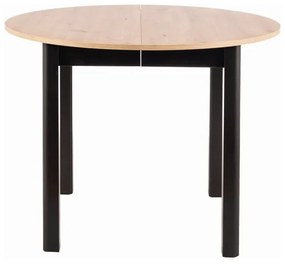 Masa extensibila Dante stejar artizan/negru mat - L102-142 cm