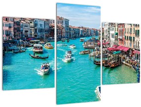 Tablou - Canalul Grande, Veneția, Italia (90x60 cm)