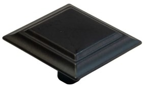 Buton model MANTUS, finisaj negru mat