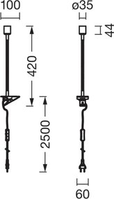 Osram - Lampă cu clemă CLIP TUBE FLEX 1xGU10/5W/230V neagră