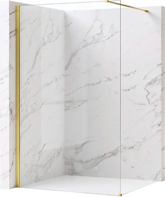 Paravan de dus Rea Flexi Transparent / Gold 130
