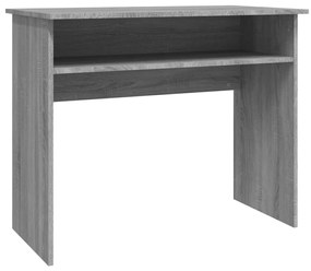 vidaXL Birou, gri sonoma, 90x50x74 cm, lemn prelucrat