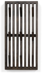 Cuier de perete maro închis din lemn de stejar Parco – Spinder Design