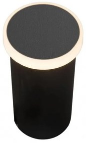 Spot LED incastrabil de exterior ambiental IP65 ALF ROUND negru