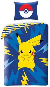 Pokémon Pika-Power husa pentru pat 140×200cm, 70×90 cm