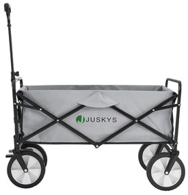 Cărucior de mână gri deschis