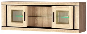 Vitrină Douglas 08 (cu iluminat LED) (Stejar sonoma). 1055560