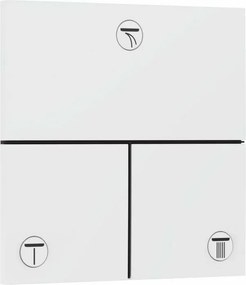 Ventil incastrat alb mat Hansgrohe ShowerSelect Comfort E 3 functii