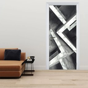 Fototapet pentru ușă - Abstract cuburi (95x205cm)