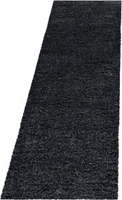 Covor tip traversă gri antracit 80x250 cm Fluffy – Ayyildiz Carpets