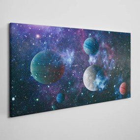 Tablou canvas cerul planetei stele
