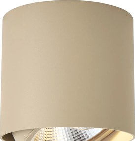 Moderne plafondspot taupe GU10 AR111 kantelbaar - Impact